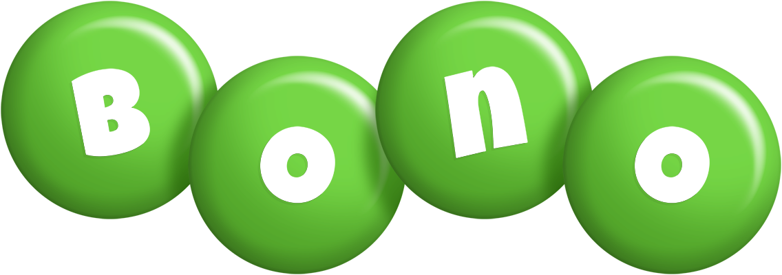 Bono candy-green logo
