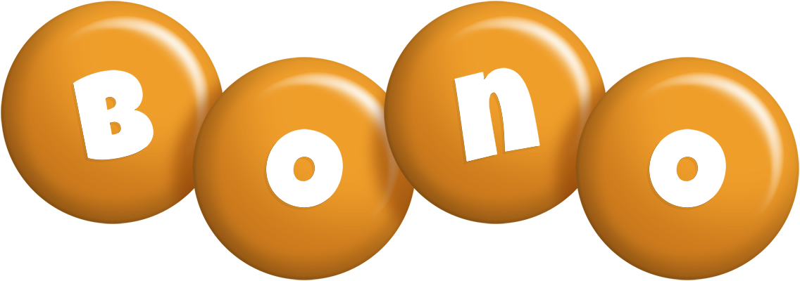 Bono candy-orange logo