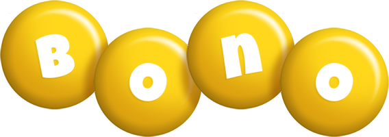 Bono candy-yellow logo