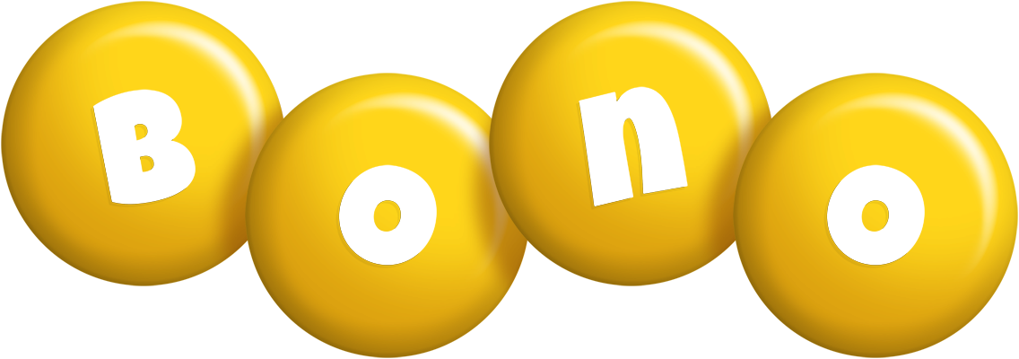 Bono candy-yellow logo