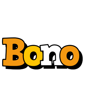 Bono cartoon logo