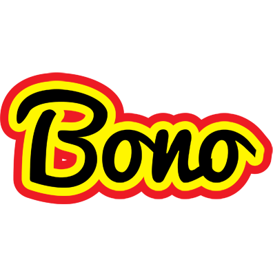 Bono flaming logo