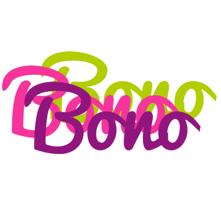 Bono flowers logo