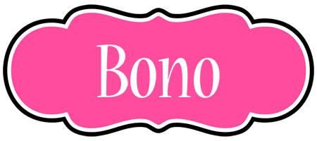 Bono invitation logo