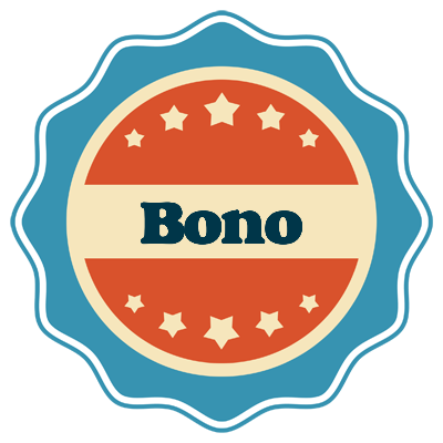 Bono labels logo
