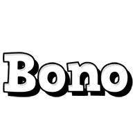 Bono snowing logo