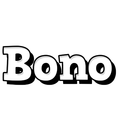 Bono snowing logo
