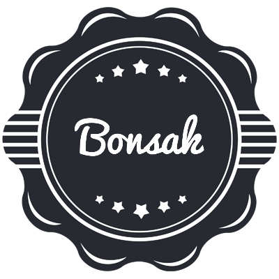 Bonsak badge logo