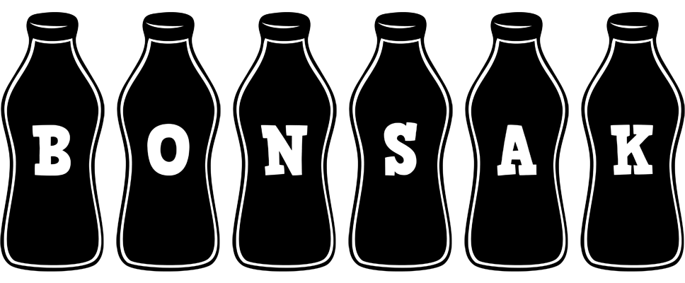 Bonsak bottle logo