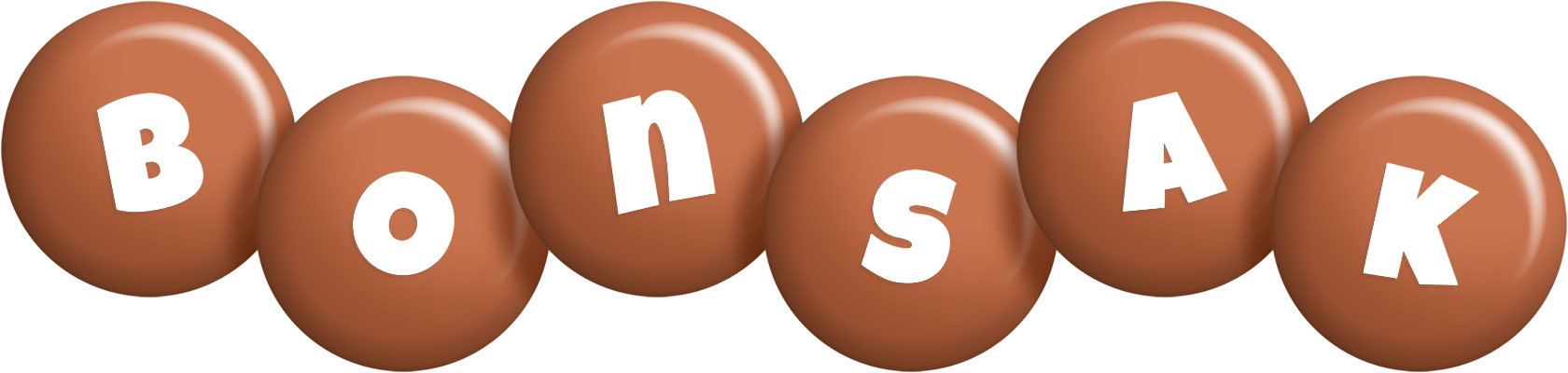 Bonsak candy-brown logo