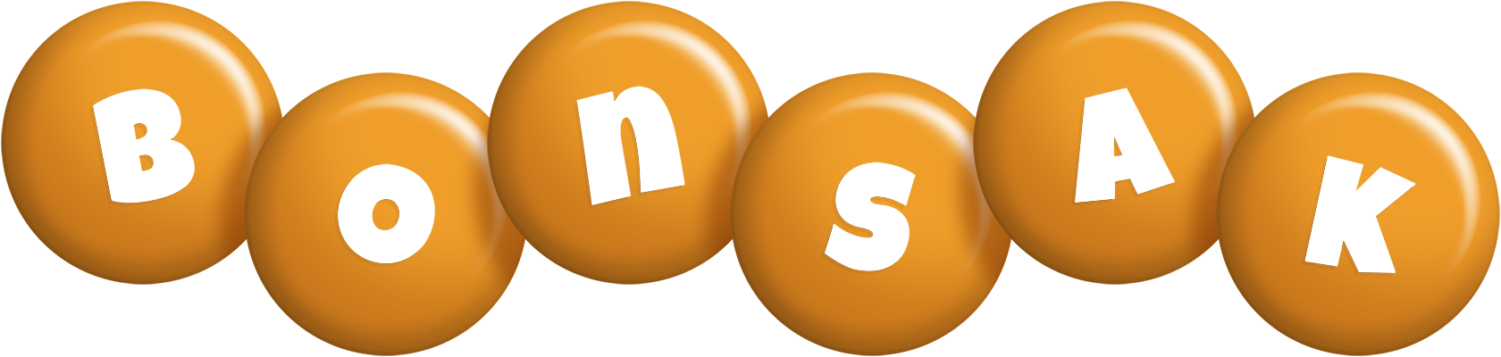 Bonsak candy-orange logo