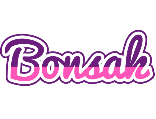 Bonsak cheerful logo