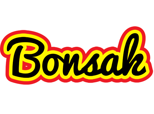 Bonsak flaming logo