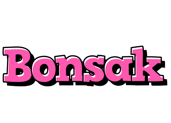Bonsak girlish logo