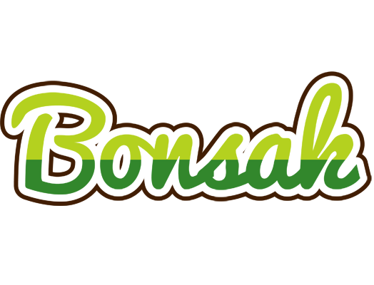 Bonsak golfing logo