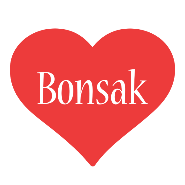 Bonsak love logo