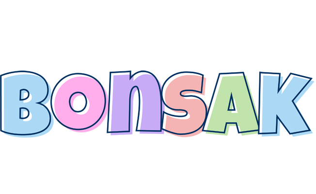 Bonsak pastel logo