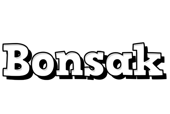 Bonsak snowing logo