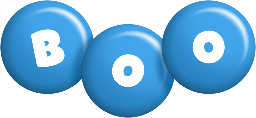 Boo candy-blue logo
