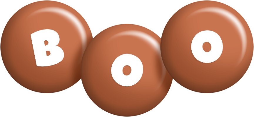 Boo candy-brown logo