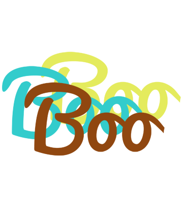 Boo cupcake logo