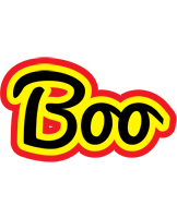 Boo flaming logo