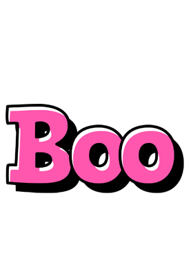 Boo girlish logo