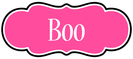 Boo invitation logo