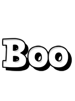 Boo snowing logo