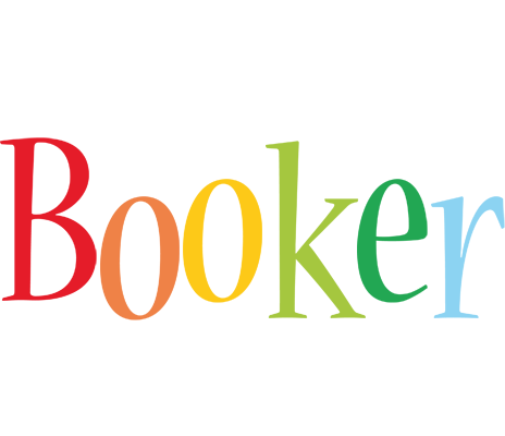 Booker birthday logo