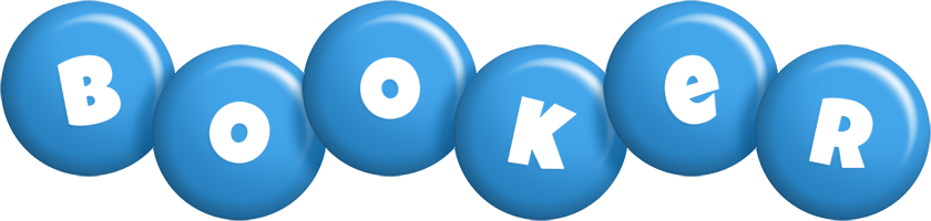 Booker candy-blue logo