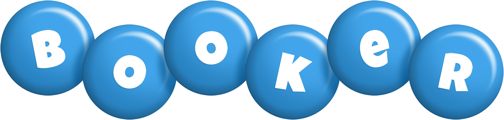 Booker candy-blue logo