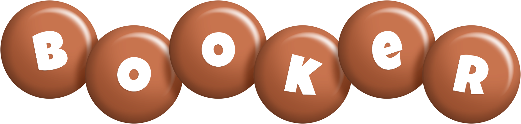 Booker candy-brown logo