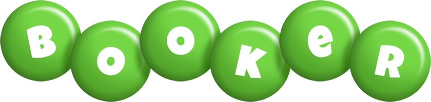 Booker candy-green logo