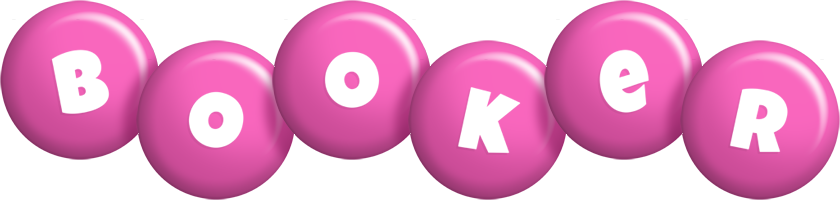 Booker candy-pink logo