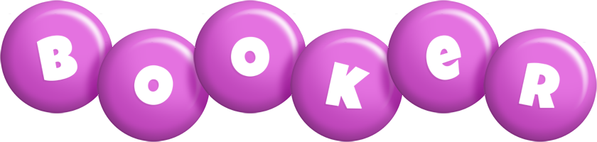 Booker candy-purple logo