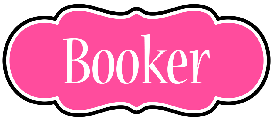 Booker invitation logo