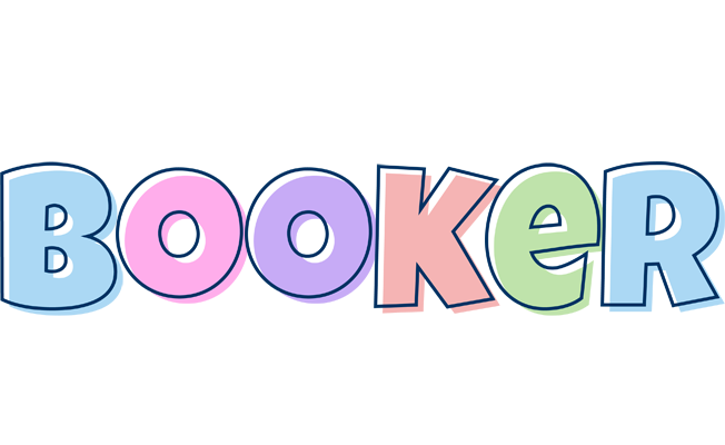 Booker pastel logo