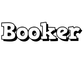 Booker snowing logo