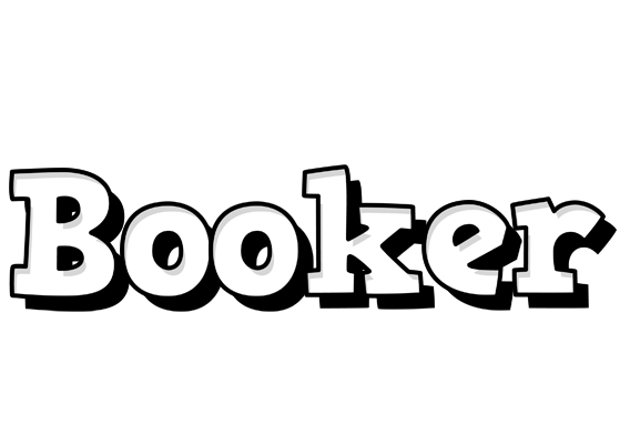 Booker snowing logo