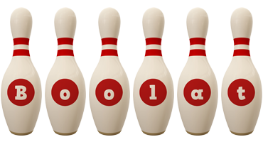 Boolat bowling-pin logo