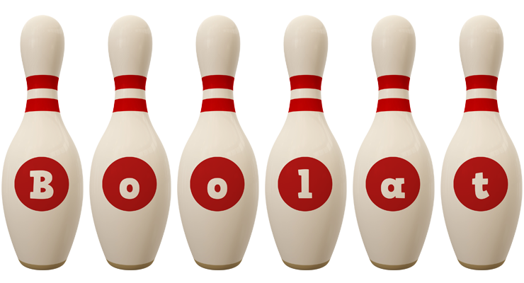 Boolat bowling-pin logo