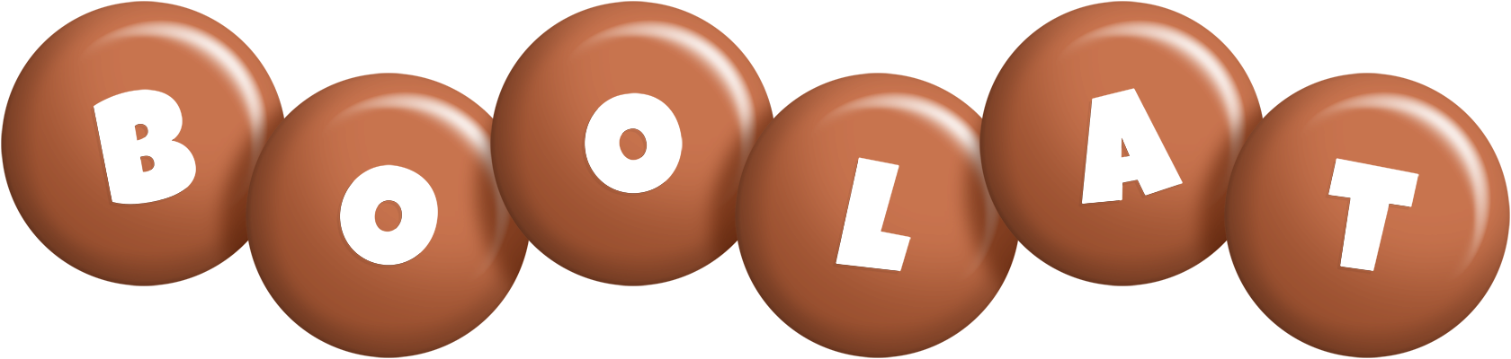 Boolat candy-brown logo