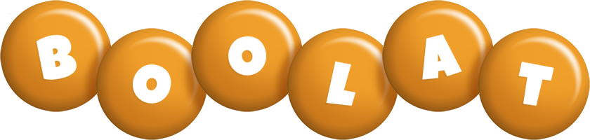 Boolat candy-orange logo