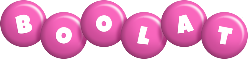 Boolat candy-pink logo