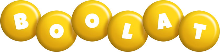 Boolat candy-yellow logo