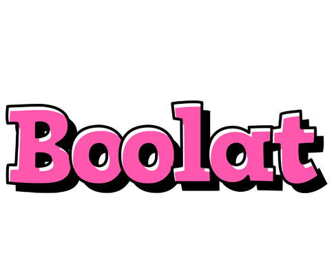 Boolat girlish logo