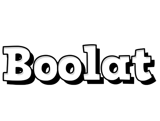 Boolat snowing logo