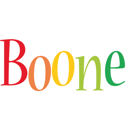 Boone birthday logo
