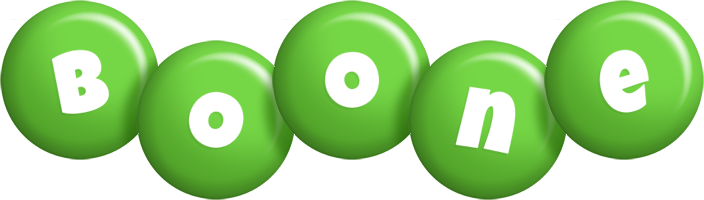 Boone candy-green logo